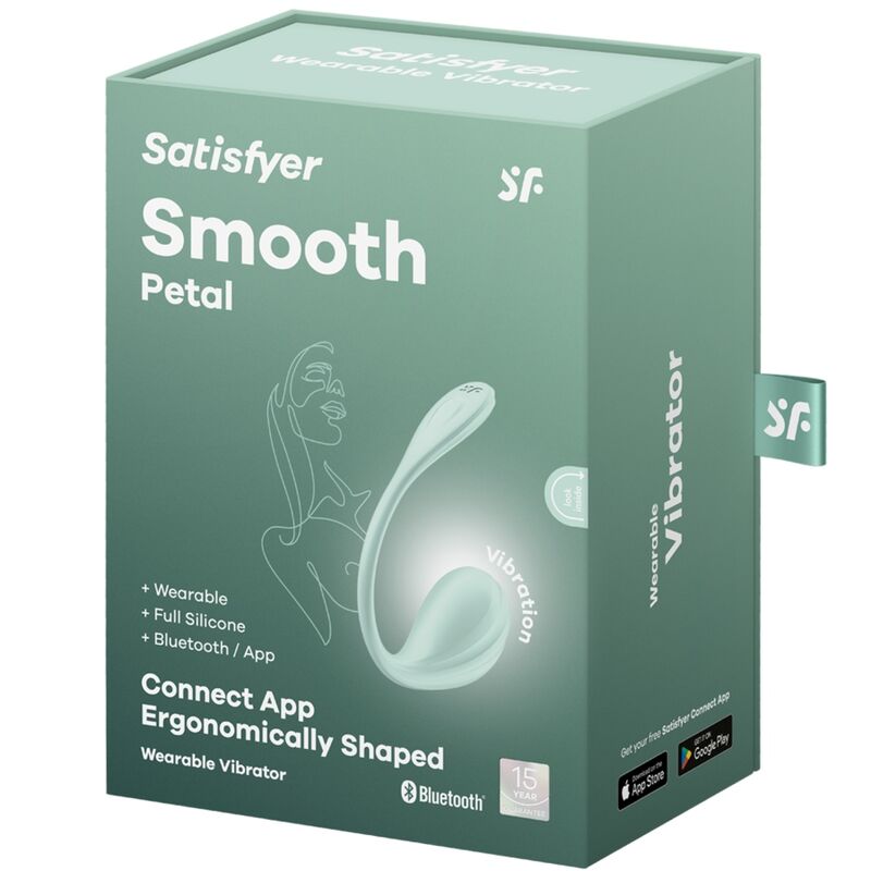 SATISFYER - SMOOTH PETAL G-POINT STIMULATOR WATER GREEN FREE APP - Bild 5