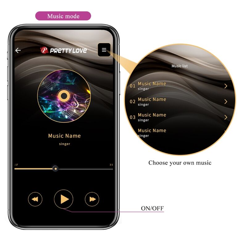 Alternative view of PRETTY LOVE - CASPER PURPLE RECHARGEABLE VIBRATING EGG