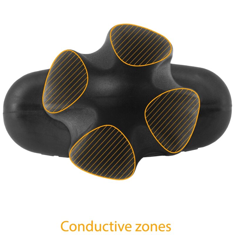 ELECTRASTIM - TARTARUS ANAL PLUG QUADRIPOLAR SILICONE BLACK - Bild 3