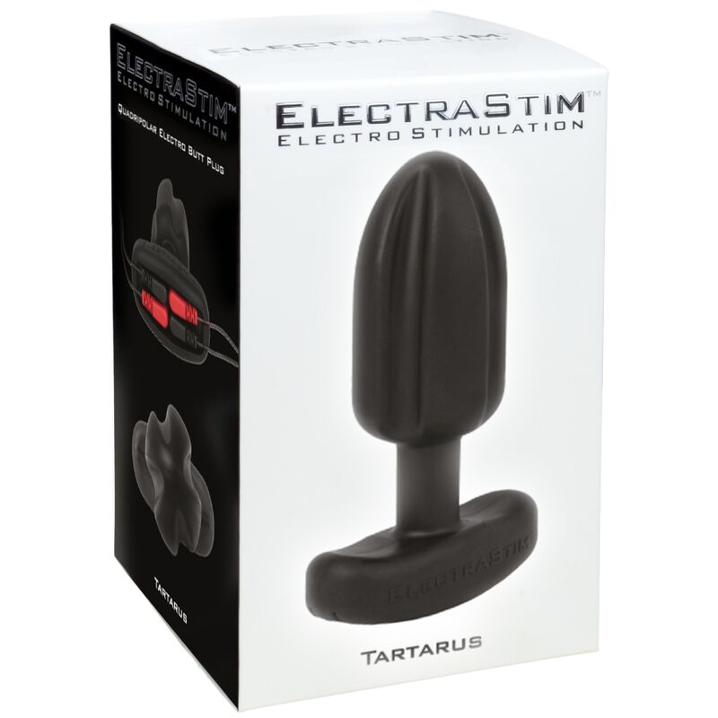 Alternative view of ELECTRASTIM - TARTARUS ANAL PLUG QUADRIPOLAR SILICONE BLACK