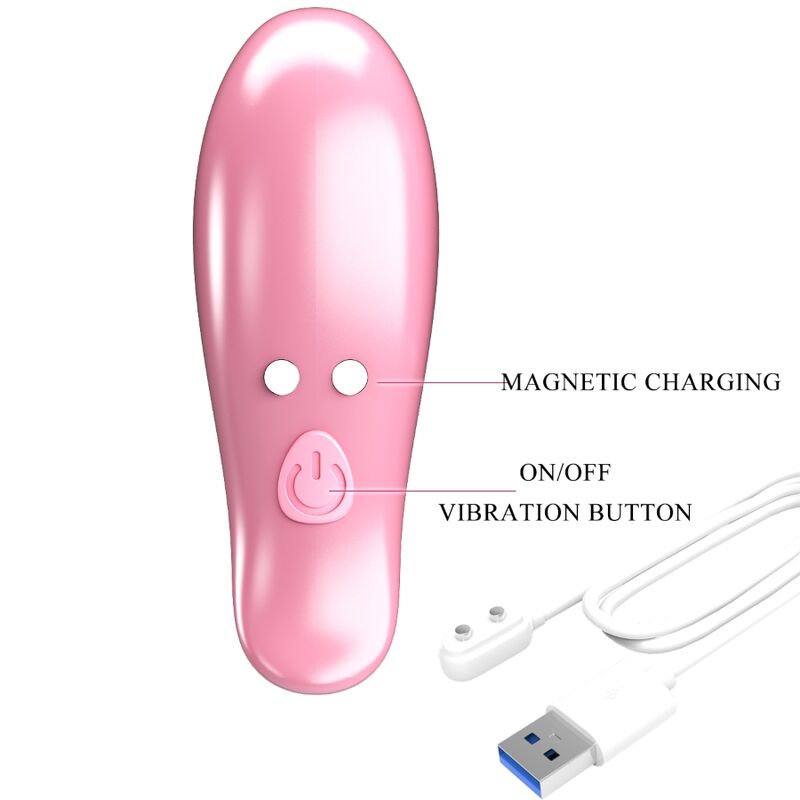 PRETTY LOVE - LEAF VIBRATING NIPPLE CLAMPS PINK - Bild 7