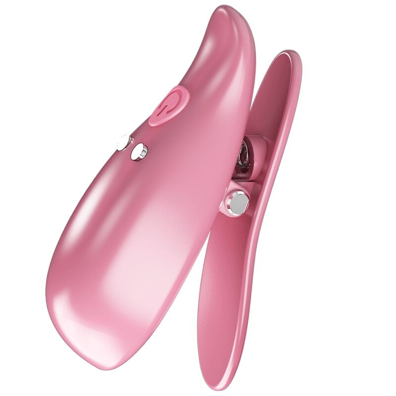 PRETTY LOVE - LEAF VIBRATING NIPPLE CLAMPS PINK - Bild 5