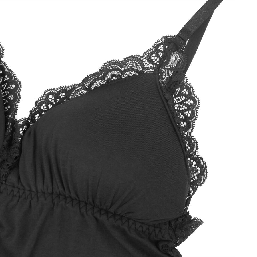 SUBBLIME - BLACK FLORAL LACE DETAIL TEDDY S/M - Bild 9
