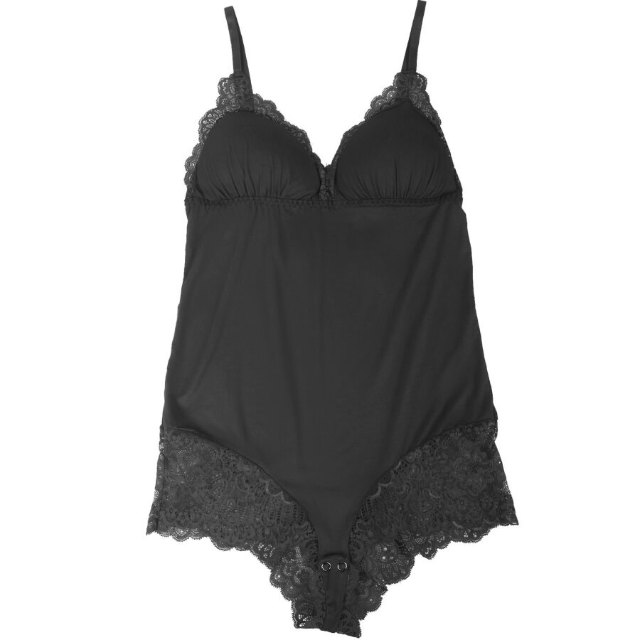 SUBBLIME - BLACK FLORAL LACE DETAIL TEDDY L/XL - Bild 9