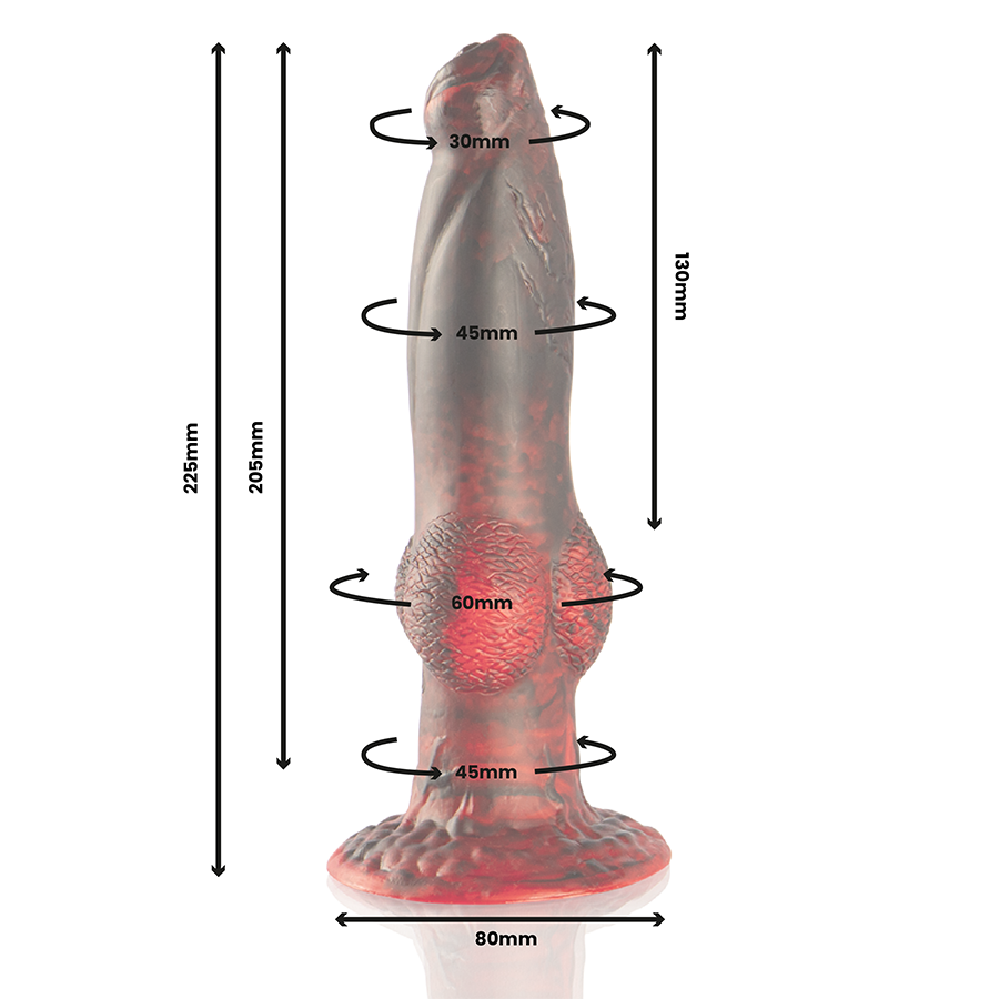 EPIC - PROMETHEUS DILDO TITAN IN FLAMES RECHARGEABLE REMOTE CONTROL - Bild 2