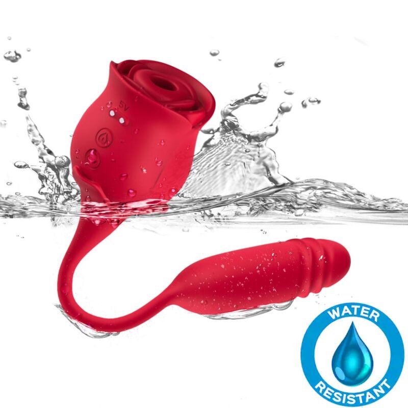 ARMONY - ROSEKNIGTH CLITORIS SUCKER & VIBRATOR RED - Bild 3