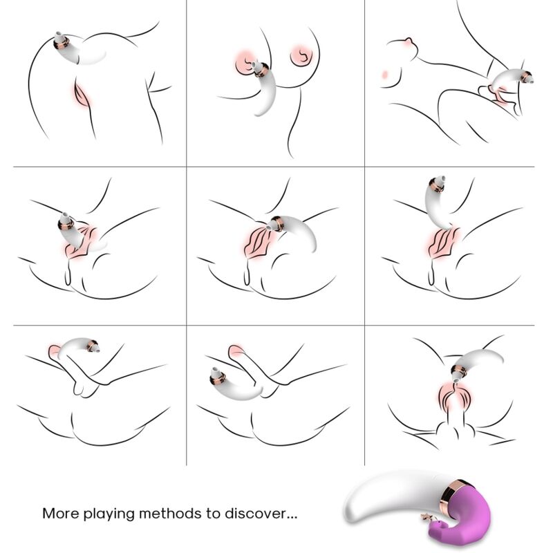 ARMONY - SWEETMOON CLITORIS & G-SPOT SUCTION CUP PINK - Bild 4