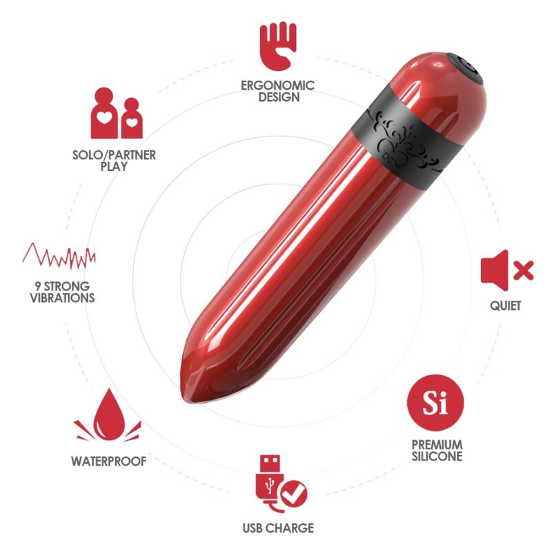 ARMONY - ROCKET VIBRATOR BULLET REMOTE CONTROL FUCHSIA - Bild 4