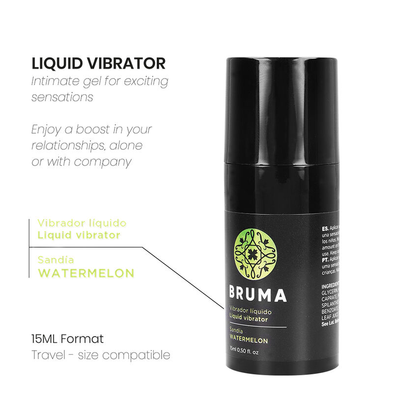 BRUMA - LIQUID VIBRATOR ULTRA SLIDING WATERMELON 15 ML - Bild 4