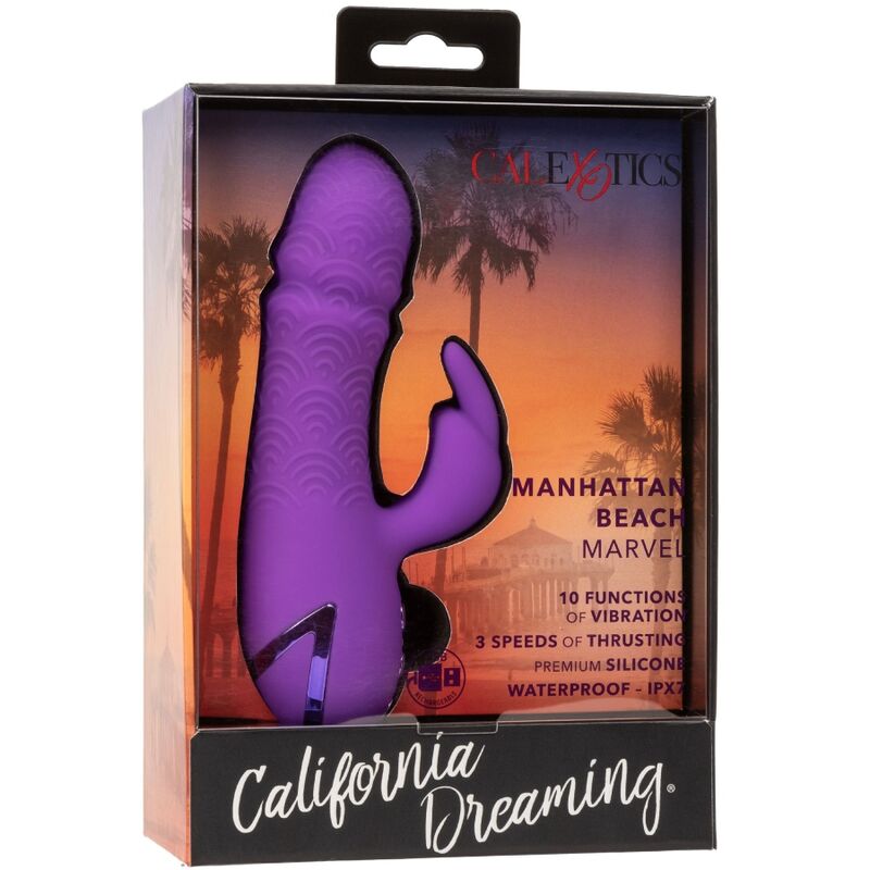 CALEXOTICS - MANHATTAN BEACH MARVEL VIBRATOR RABBIT PURPLE BY CALIFORNIA DREAMING - Bild 10