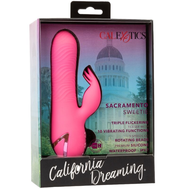 CALEXOTICS - SACRAMENTO SWEETIE VIBRATOR RABBIT PINK BY CALIFORNIA DREAMING - Bild 10