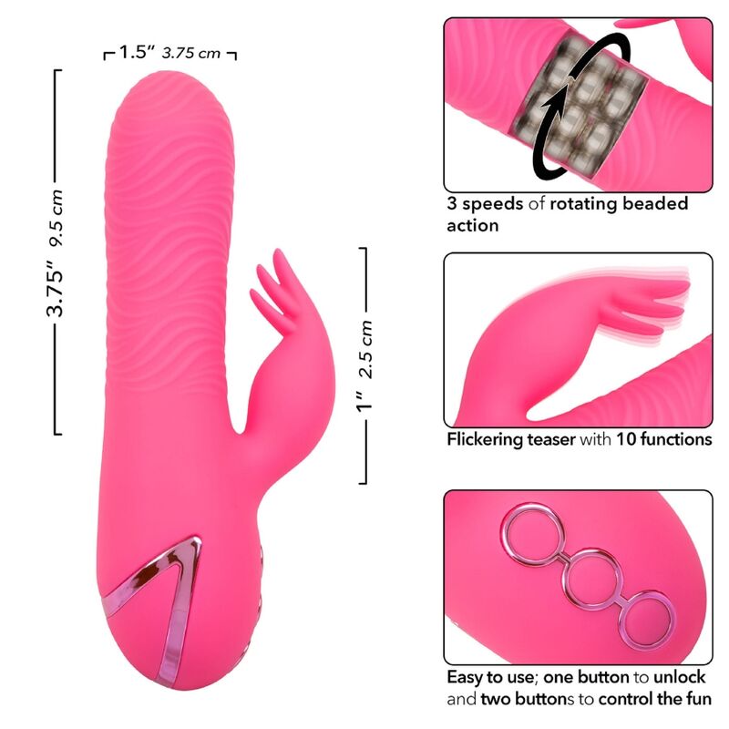 CALEXOTICS - SACRAMENTO SWEETIE VIBRATOR RABBIT PINK BY CALIFORNIA DREAMING - Bild 7