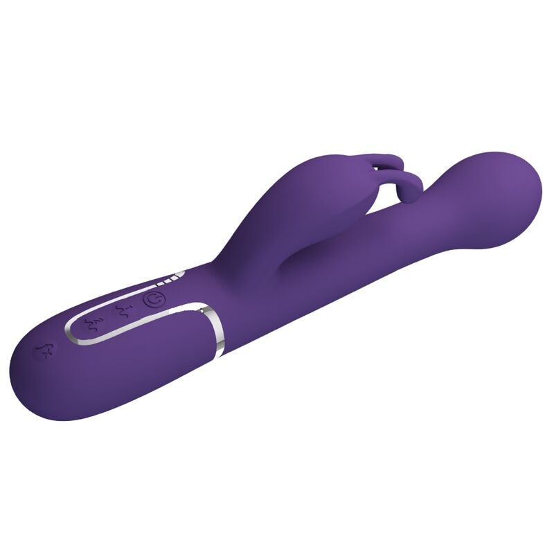 Alternative view of PRETTY LOVE - DEJON RABBIT VIBRATOR 3 IN 1 MULTIFUNCTION PURPLE