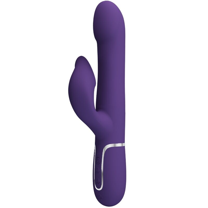 PRETTY LOVE - ZALIN RABBIT VIBRATOR PEARLS 4 IN 1 PURPLE - Bild 10