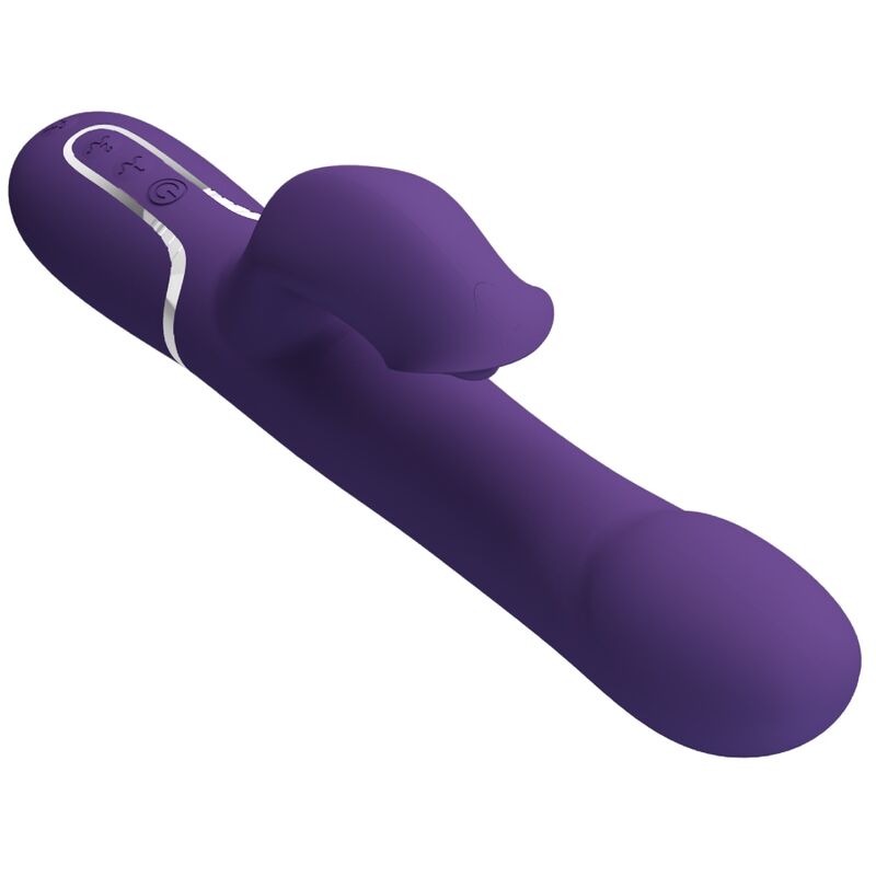 Alternative view of PRETTY LOVE - ZALIN RABBIT VIBRATOR PEARLS 4 IN 1 PURPLE