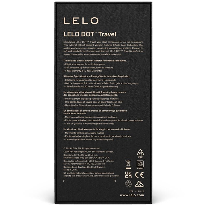 LELO - DOT TRAVEL CLITORIS STIMULATOR PINK - Bild 3