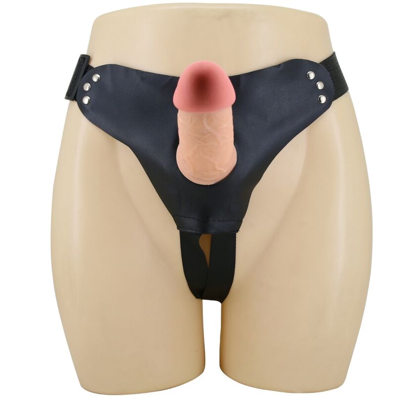 PRETTY LOVE - MAVIS HARNESS UNIVERSAL BRIEFS WITH DILDO 19 CM NATURAL - Bild 3