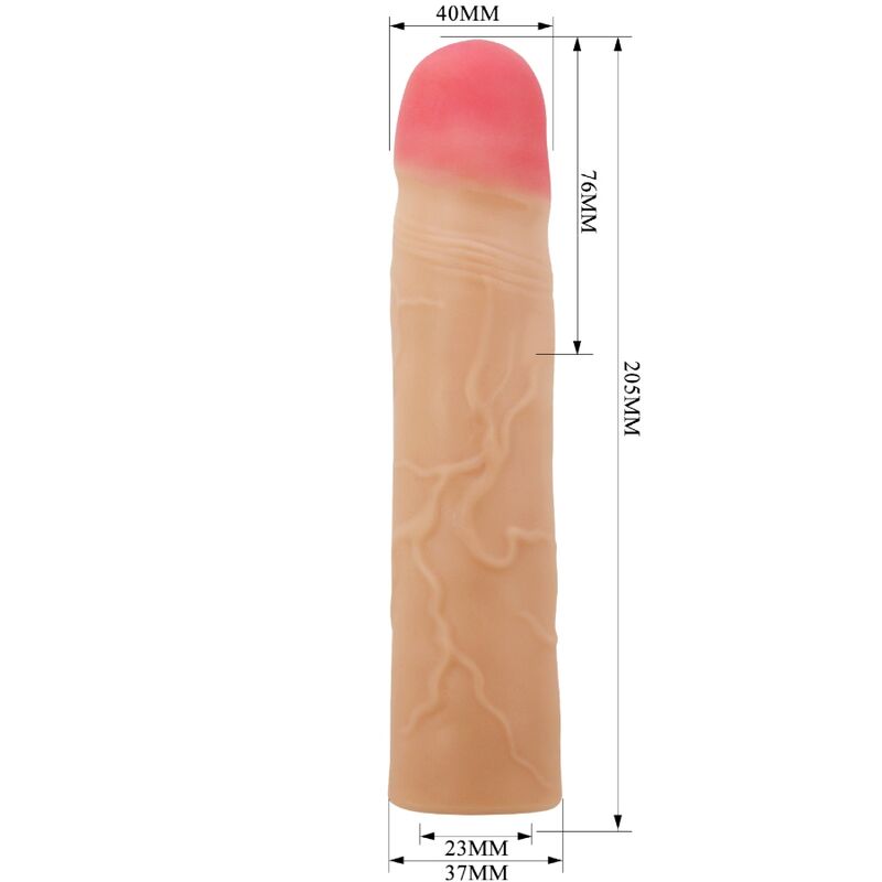 PRETTY LOVE - KYLIAN PENIS EXTENDER COVER FLESH - Bild 4