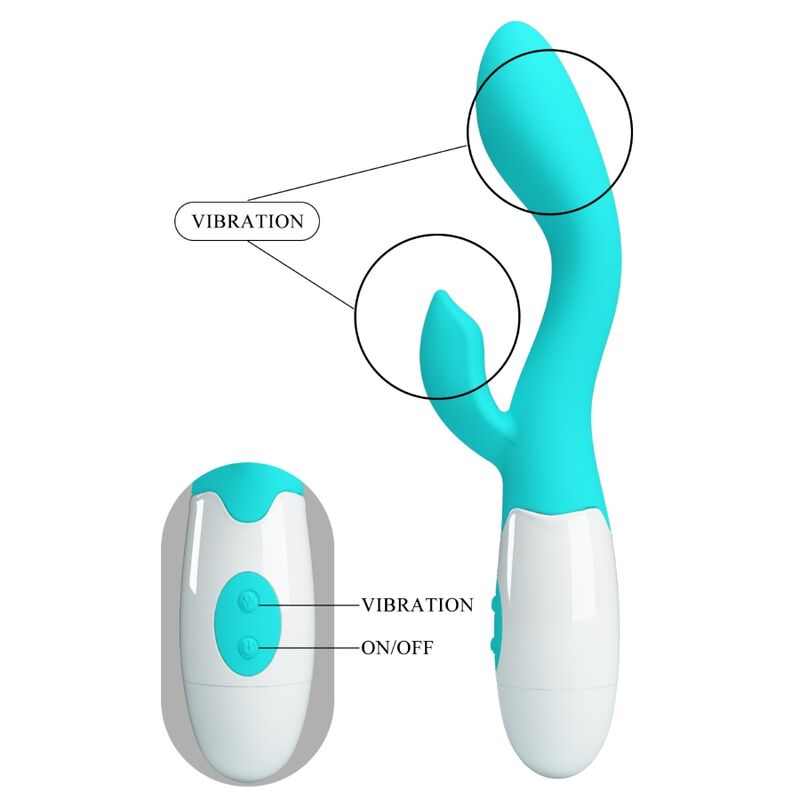 PRETTY LOVE - BRIGHTY G-SPOT VIBRATOR AQUA GREEN - Bild 4