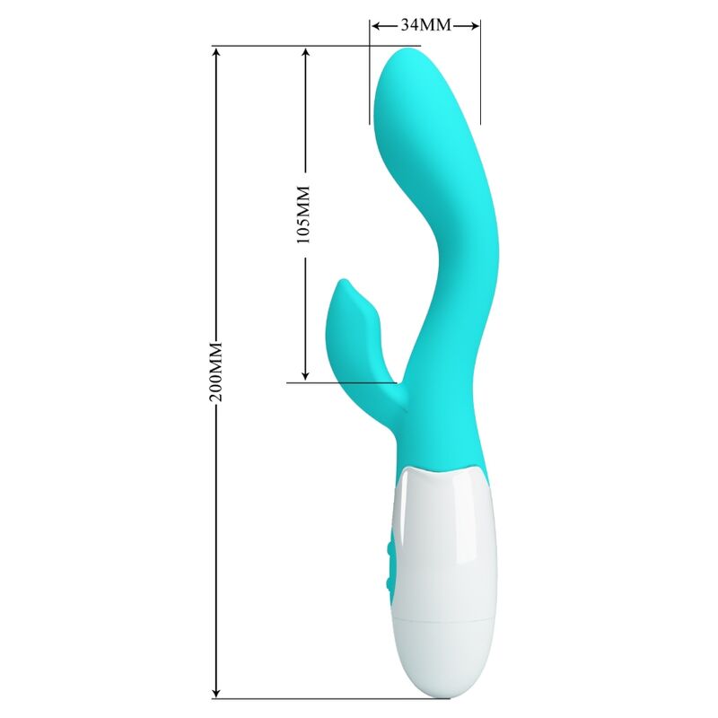 PRETTY LOVE - BRIGHTY G-SPOT VIBRATOR AQUA GREEN - Bild 3