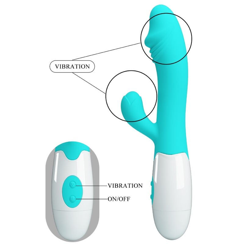 PRETTY LOVE - SNAPPY G-SPOT VIBRATOR AQUA GREEN - Bild 3