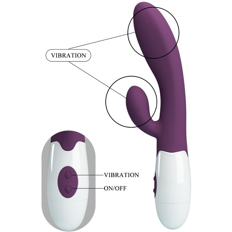 PRETTY LOVE - ALVIS RABBIT VIBRATOR & PURPLE G-SPOT - Bild 3