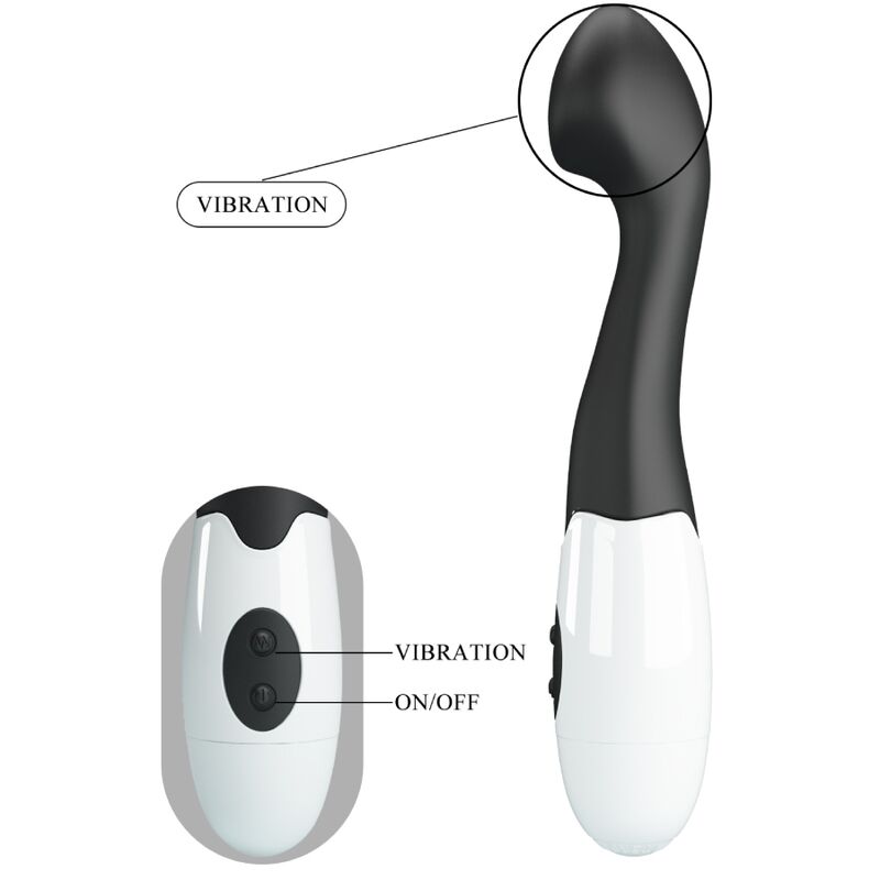 PRETTY LOVE - CHARLES G-SPOT VIBRATOR 30 MODES BLACK - Bild 4