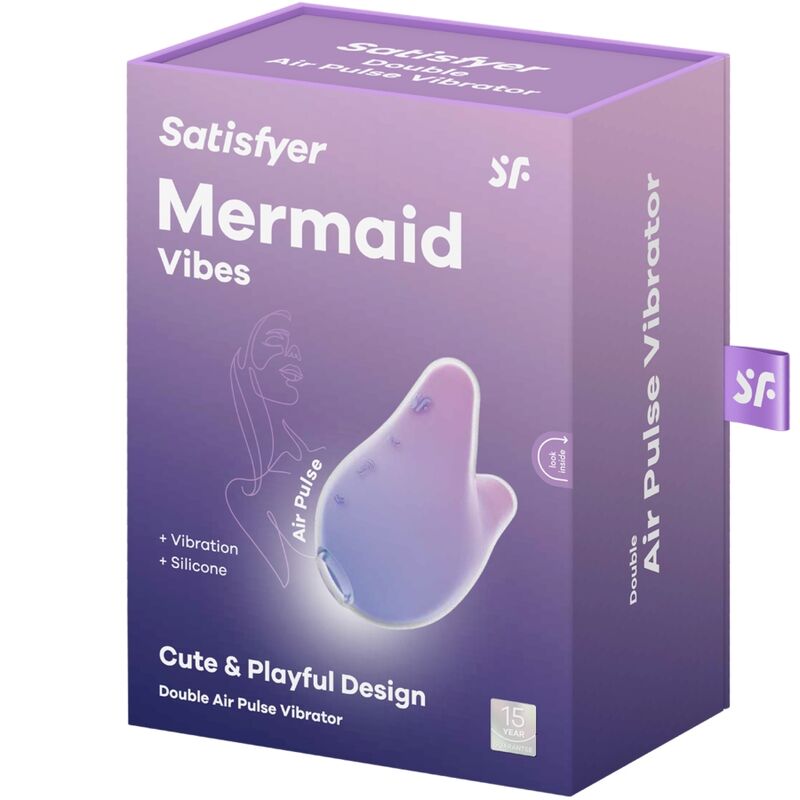 SATISFYER - MERMAID VIBES STIMULATOR & VIBRATOR VIOLET AND PINK - Bild 6