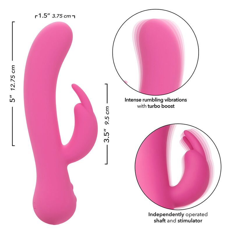 CALEXOTICS - FIRST TIME VIBRATOR RABBIT RECHARGEABLE PINK - Bild 9