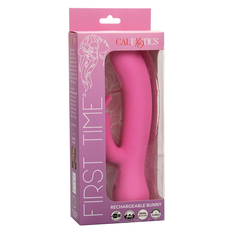 CALEXOTICS - FIRST TIME VIBRATOR RABBIT RECHARGEABLE PINK - Bild 4