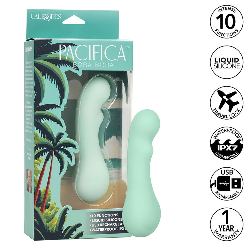 Alternative view of CALEXOTICS - PACIFICA BORA BORA ESTIMULATOR G SPOT 10 VIBRATIONS AQUA