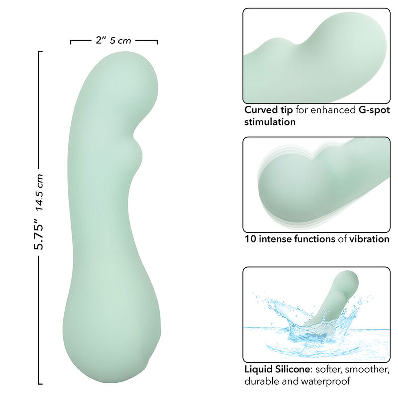 CALEXOTICS - PACIFICA BORA BORA ESTIMULATOR G SPOT 10 VIBRATIONS AQUA - Bild 4