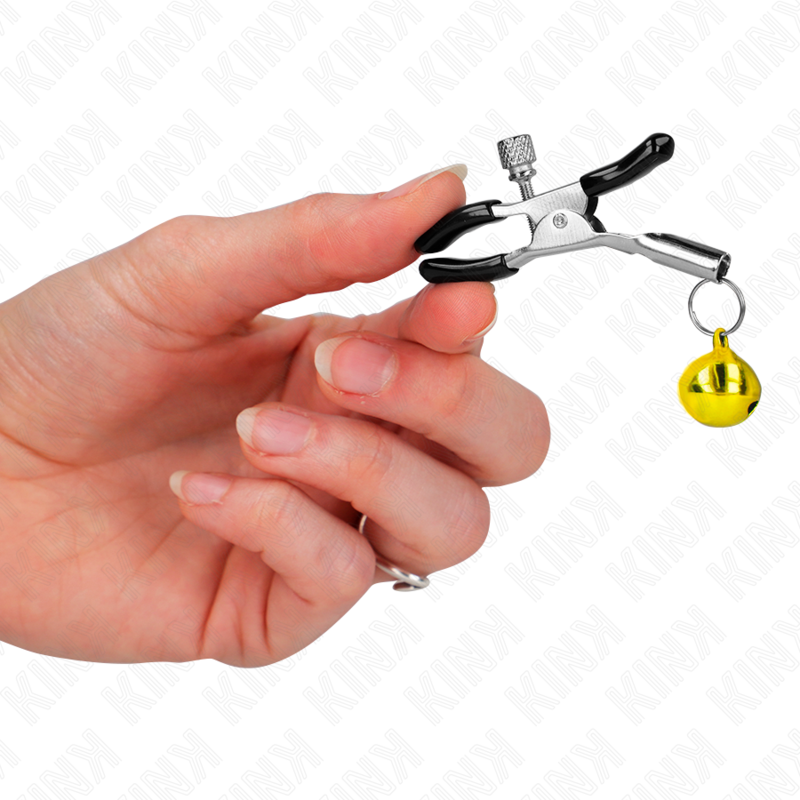 KINK - GOLD SINGLE BELL NIPPLE CLAMP 6 CM - Bild 4