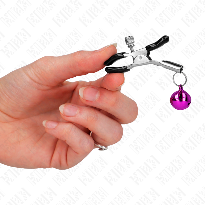 KINK - PURPLE SINGLE BELL NIPPLE CLAMP 6 CM - Bild 4