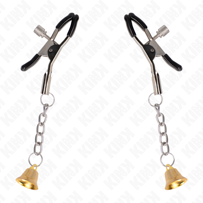 KINK - GOLD BELL PENDANT NIPPLE CLAMPS 6 CM - Bild 5