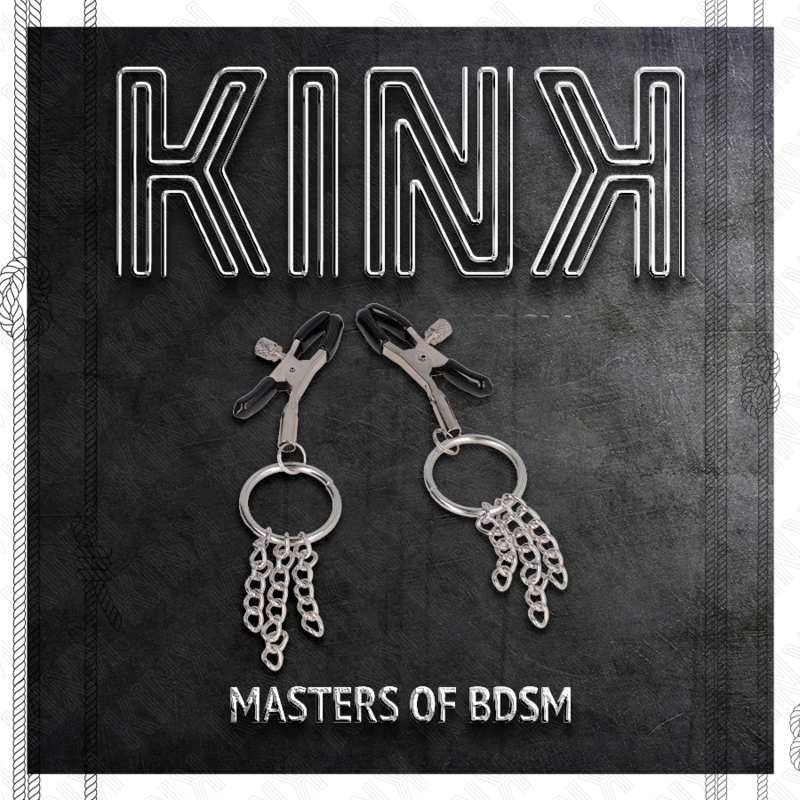 KINK - O RING NIPPLE CLAMP AND LITTLE CHAIN SILVER 6 CM - Bild 4
