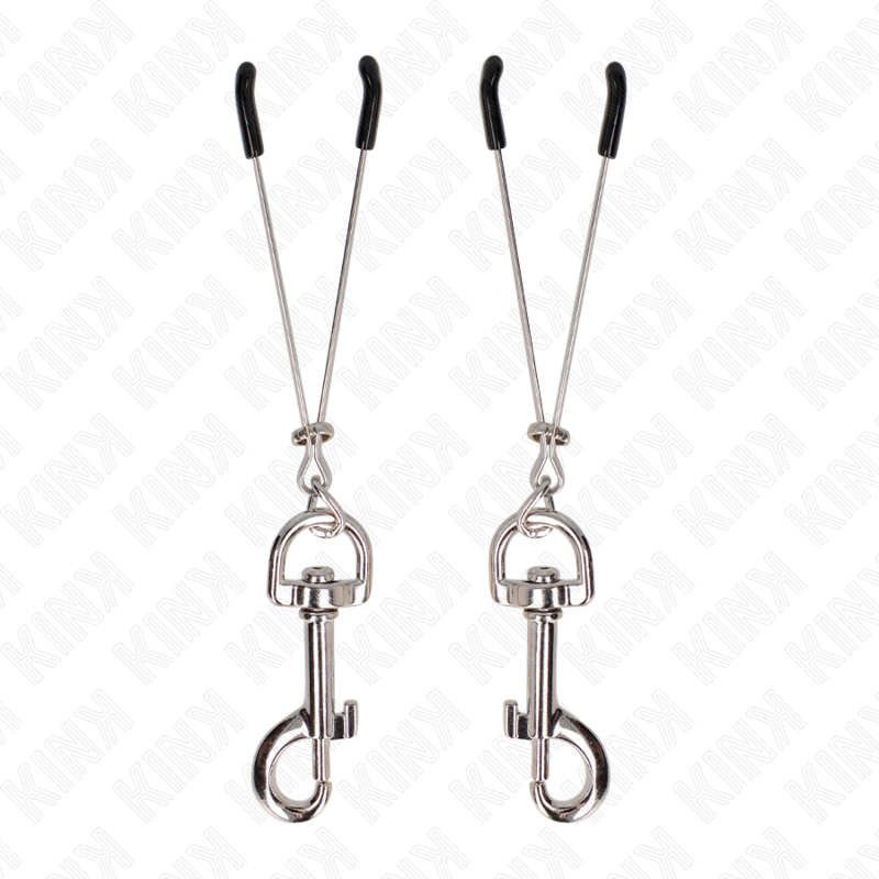 KINK - THIN HOOK NIPPLE CLAMP SILVER 7 CM - Bild 5