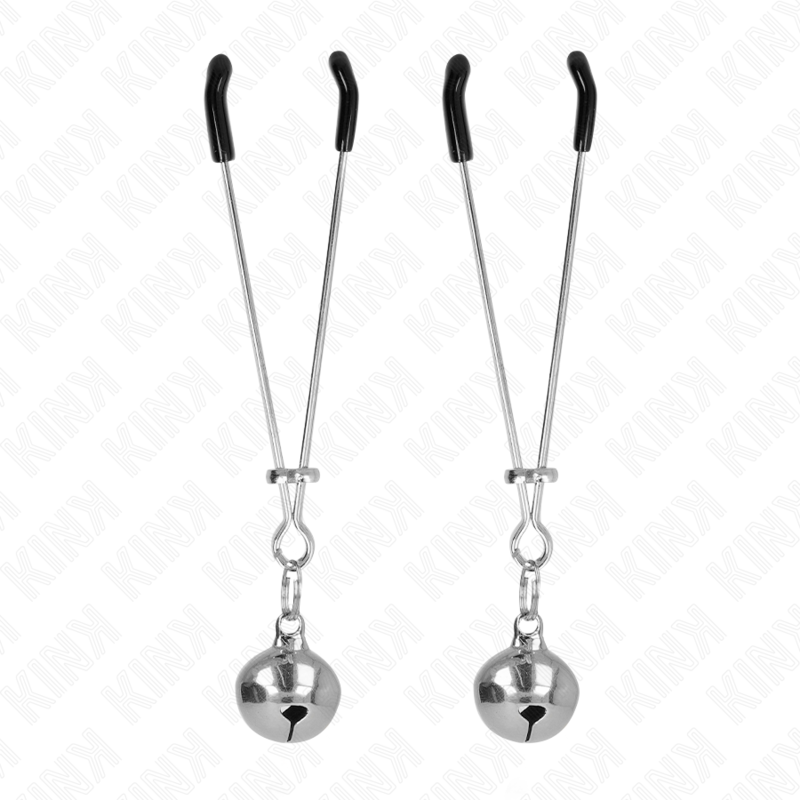 KINK - THIN BELL NIPPLE CLAMPS SILVER 7 CM - Bild 5