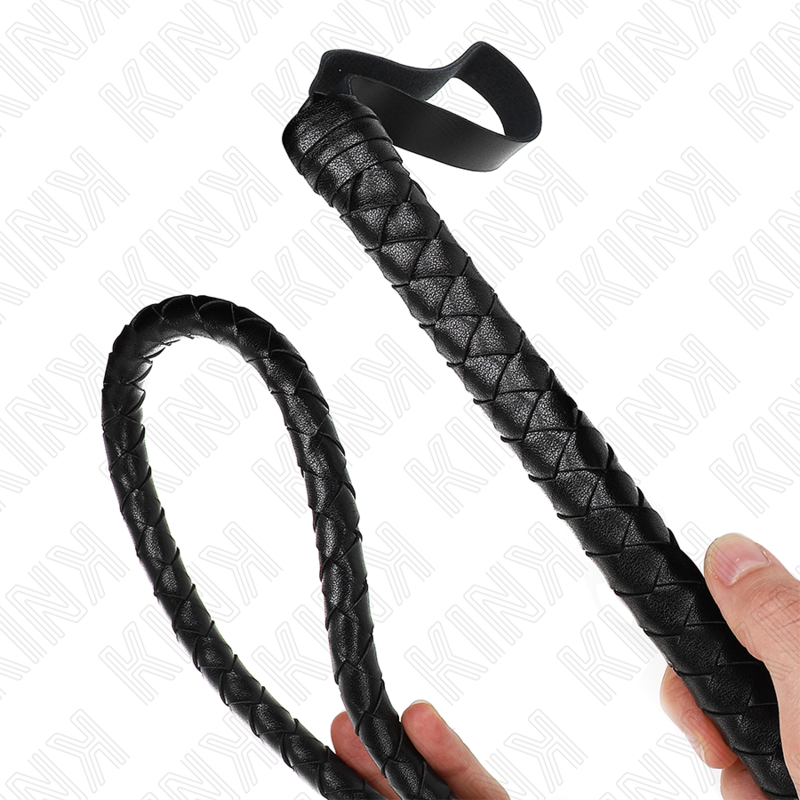 KINK - LONG BLACK SNAKE WHIP 210 CM - Bild 4