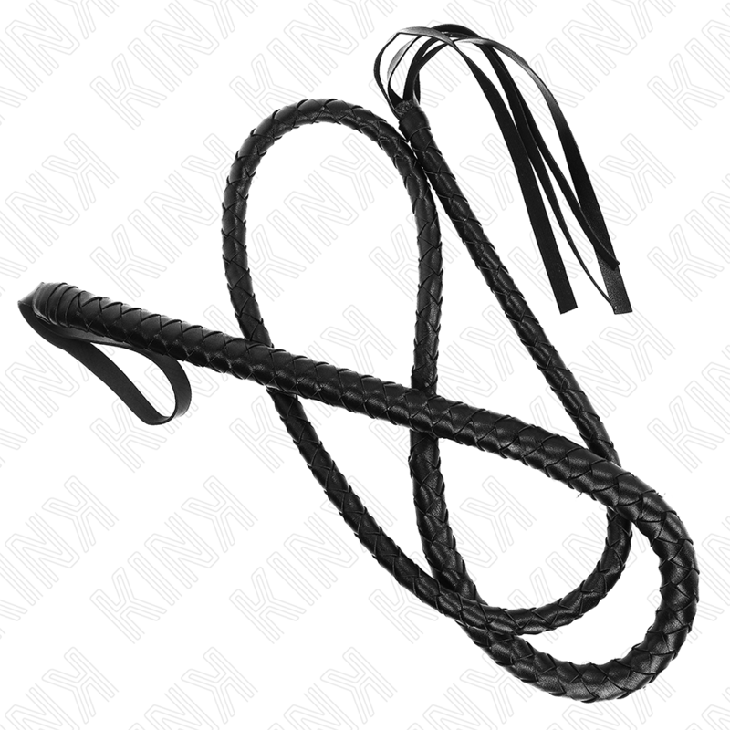 KINK - LONG BLACK SNAKE WHIP 210 CM - Bild 3