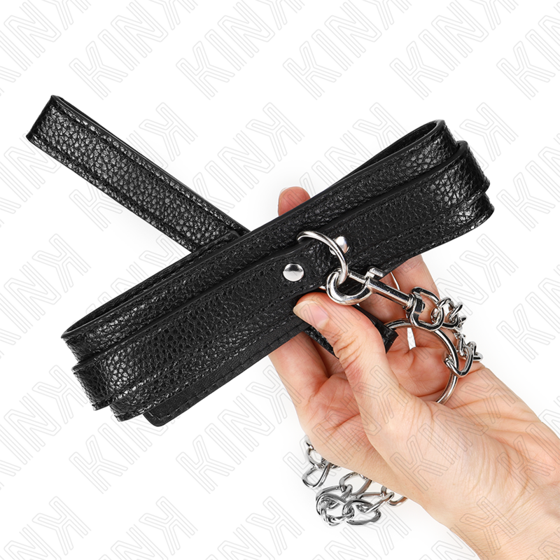 KINK - SNAKE PATTERN NECKLACE WITH LEASH 65 CM - Bild 3