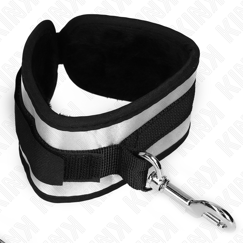 KINK - NEOPRENE WRIST CUFFS GREY 23 X 5 CM - Bild 3