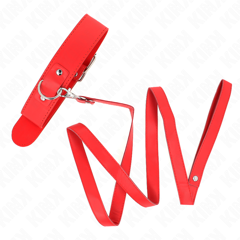 KINK - NECKLACE WITH BELT 116 CM ROJO STRAP ADJUSTABLE 32-50 CM X 8 CM - Bild 5