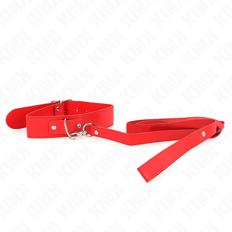 KINK - NECKLACE WITH BELT 116 CM ROJO STRAP ADJUSTABLE 32-50 CM X 8 CM - Bild 3