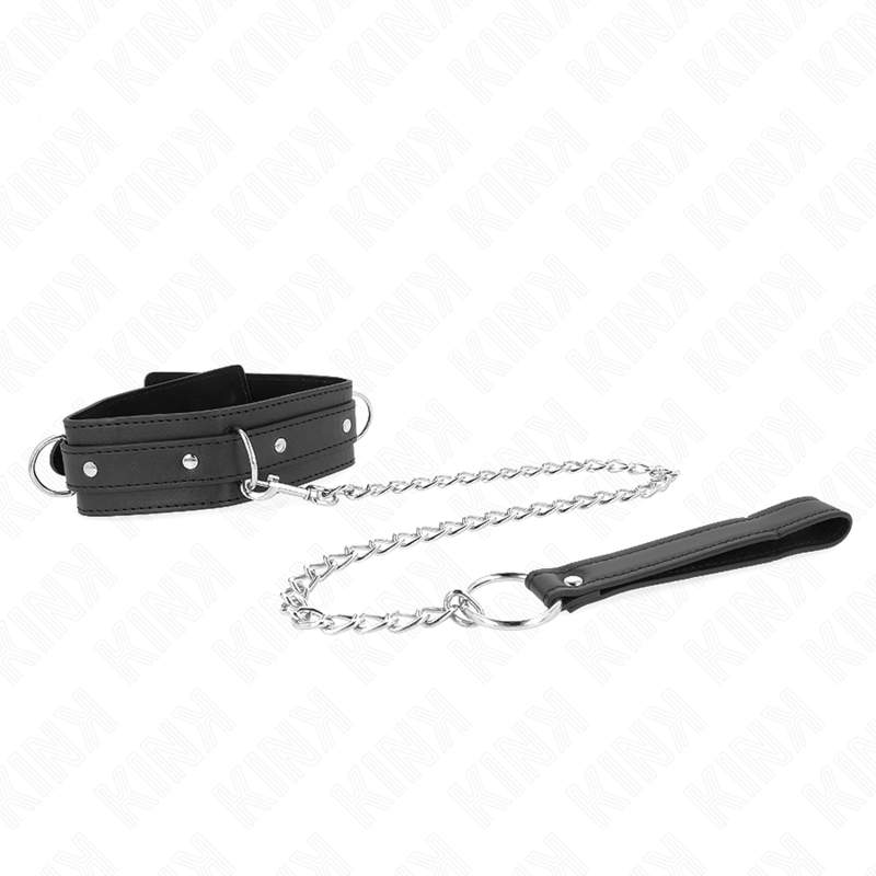 KINK - NECKLACE WITH LEASH 65 CM 3 RING MODEL 1 ADJUSTABLE 38-49 CM X 5 CM - Bild 5