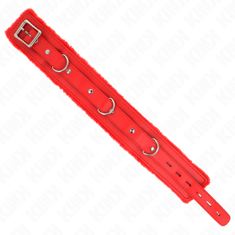 KINK - COLLAR WITH LEASH 65 CM WITH RESTRICTIONS RED 36-42 CM X 5.5 CM - Bild 6
