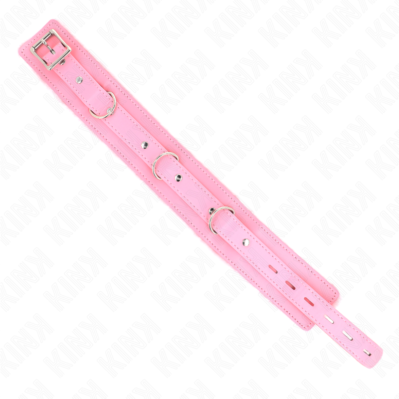 Alternative view of KINK - COLLAR WITH LEASH 65 CM WITH RESTRICTIONS PINK 36-42 CM X 5.5 CM