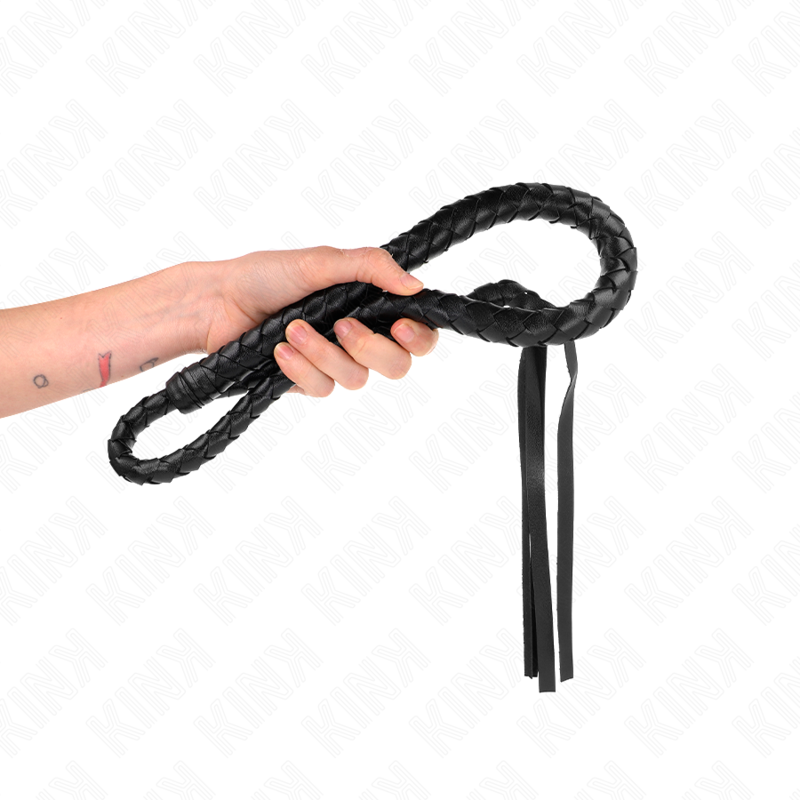 KINK - LONG WHIP WITH BEADS 110 CM - Bild 3