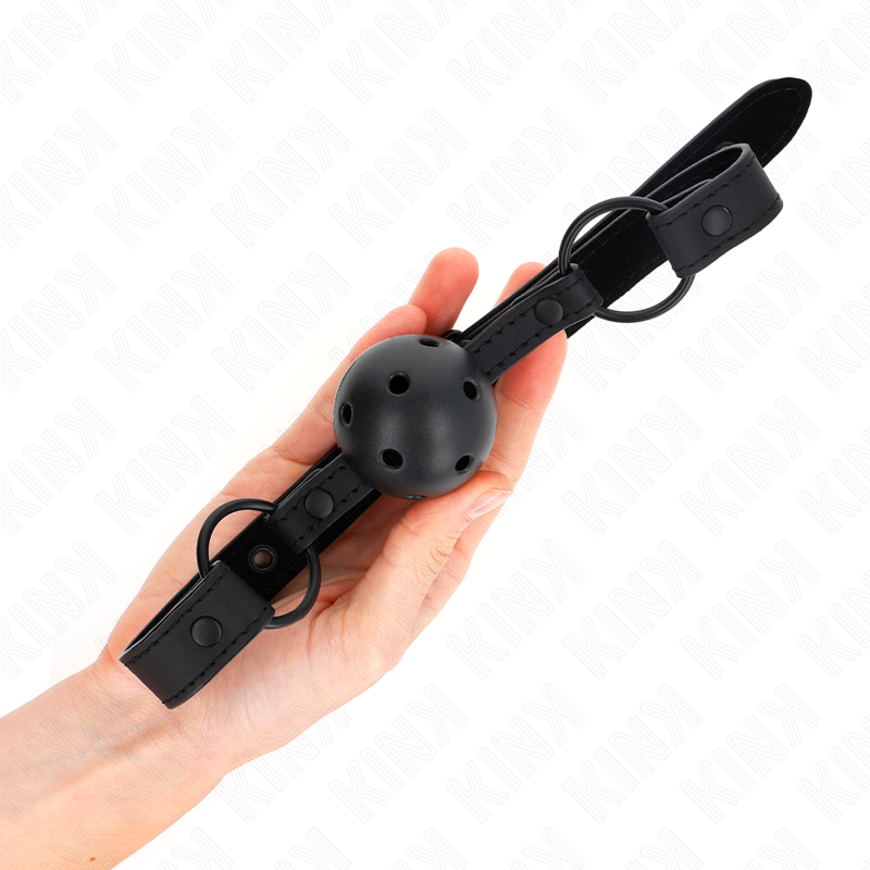 KINK - NEOPRENE BALL 4.5 CM GAG 63.5 X 2 CM ADJUSTABLE 41 X 59 CM - Bild 3
