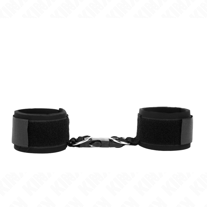 Alternative view of KINK - NEOPRENE HOOK&LOOP FASTENER WRIST RESTRAINTS BLACK ADJUSTABLE 22-34 CM